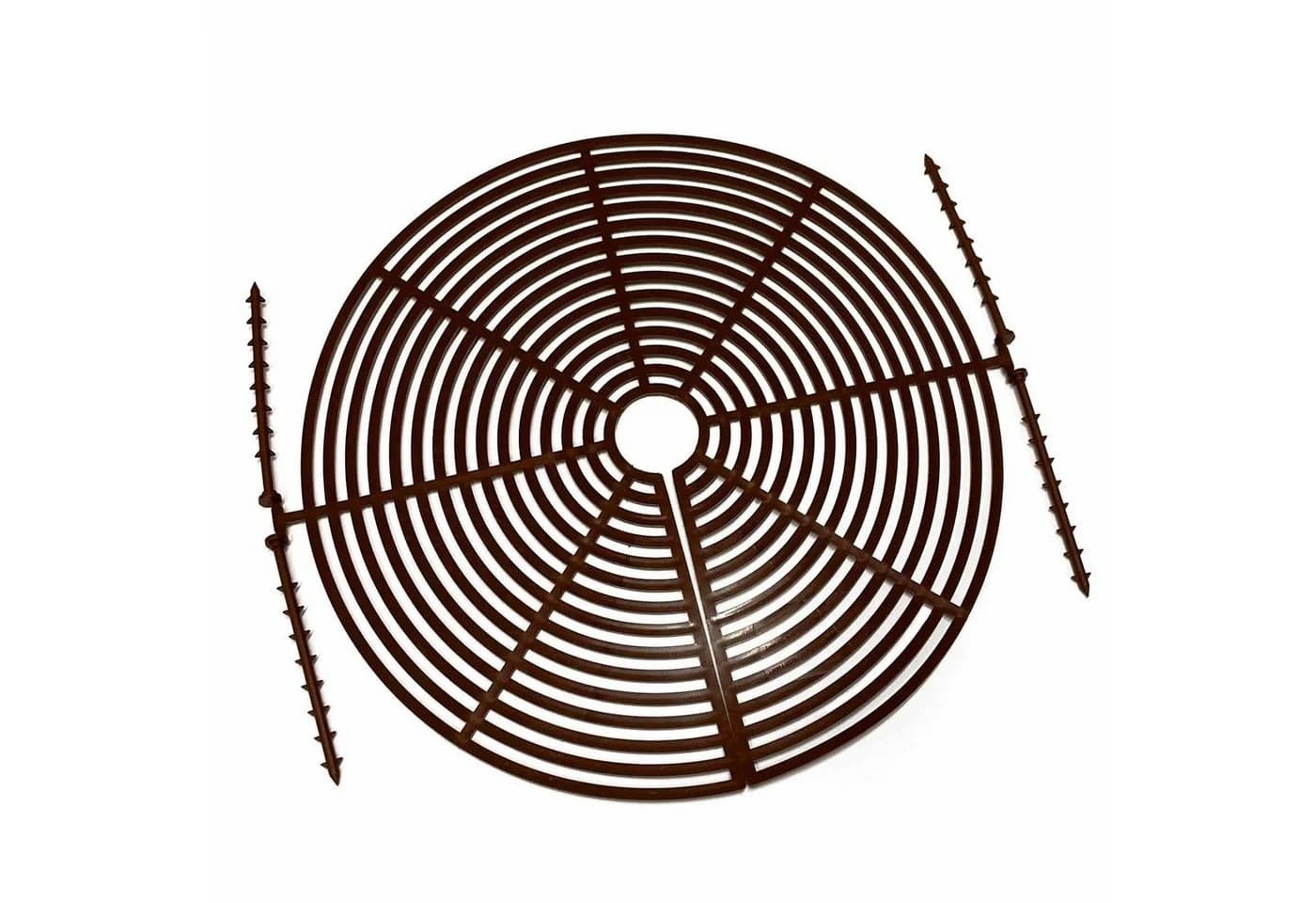 HAC24 Blumentopfgitter Kunststoff Set 2 St. Ø 30 cm Pflanzenschutz