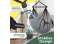 KESSER Hängesessel Grau mit Kissen, Getränkehalter & Bücherfach Bild 4