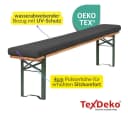 TexDeko Bierbankauflage XL mit Reißverschluss und Polsterung Bild 1