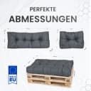 TexDeko Garden Rückenkissen wasserabweisend Anthrazit Premium Bild 3