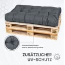 TexDeko Garden Rückenkissen wasserabweisend Anthrazit Premium Bild 5