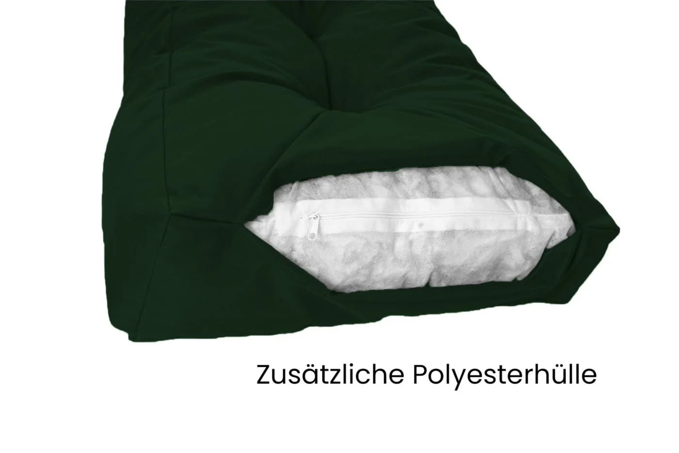 TexDeko Garden Bankauflage mit Rückenlehne wasserabweisend Grün - Bild 5