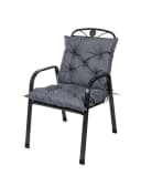 TexDeko Gartenstuhlauflage Grau Wasserabweisend Polyester Bild 2