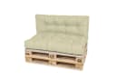 TexDeko Garden Palettenkissen-Set 2-tlg. Beige wasserabweisend Bild 2