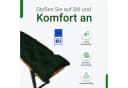 TexDeko Bierbankauflage 2er-Pack Dunkelgrün UV-beständig Bild 4