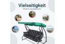 TexDeko Auflagekissen Ecolen Gartenbankauflage Hollywoodschaukel Schwarz Bild 5