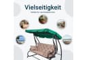 TexDeko Auflagekissen Ecolen Gartenbankauflage Hollywoodschaukel Braun Bild 5