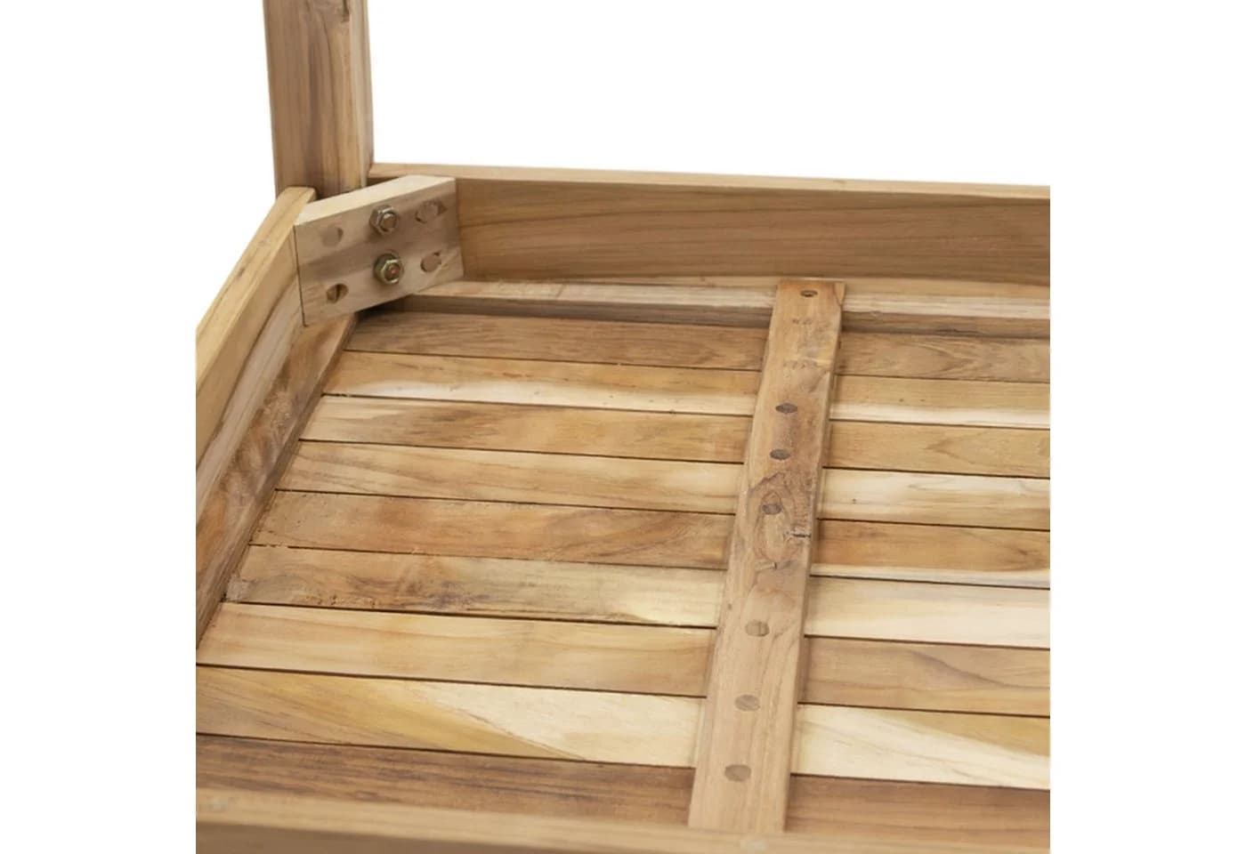 Spetebo Beistelltisch Teakholz massiv 50x50 cm - Bild 3