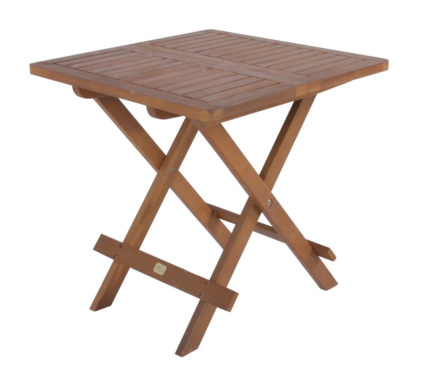 Spetebo Gartentisch Akazienholz geölt klappbar 50 cm