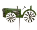 DanDiBo Gartenstecker Traktor Grün Metall mit Windrad Bild 5