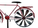DanDiBo Gartenstecker Metall Fahrrad XL 160 cm Rot Shabby Windspiel Bild 3
