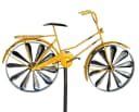 DanDiBo Gartenstecker Fahrrad XL 160 cm Gelb Shabby Bild 2