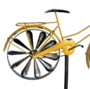 DanDiBo Gartenstecker Fahrrad XL 160 cm Gelb Shabby Bild 3