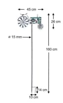 DanDiBo Gartenstecker Traktor XL Grün Metall Windrad Bild 1