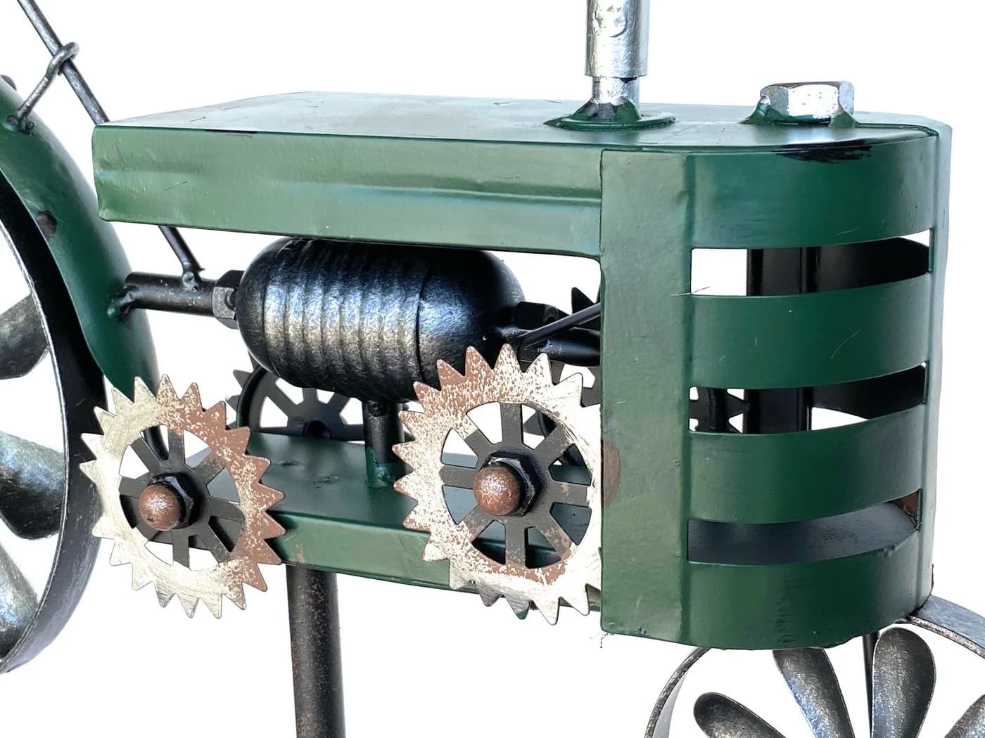 DanDiBo Gartenstecker Traktor XL Grün Metall Windrad - Bild 3