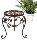 DanDiBo Blumenhocker Metall Braun Blumenständer Blumensäule Antik Bild 2