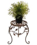 DanDiBo Blumenhocker Metall Braun Blumenständer Blumensäule Antik Bild 5
