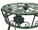 DanDiBo Blumenhocker Metall Grün Patina Modern Bild 4