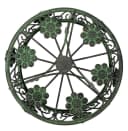 DanDiBo Blumenhocker Metall Grün Patina Modern Bild 5