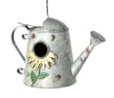 DanDiBo Vogelhaus Metall Grau Silber Shabby Chic Nistkasten Bild 5