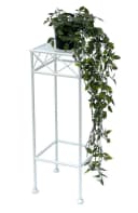DanDiBo Blumenhocker Weiß Metall Eckig Bild 4