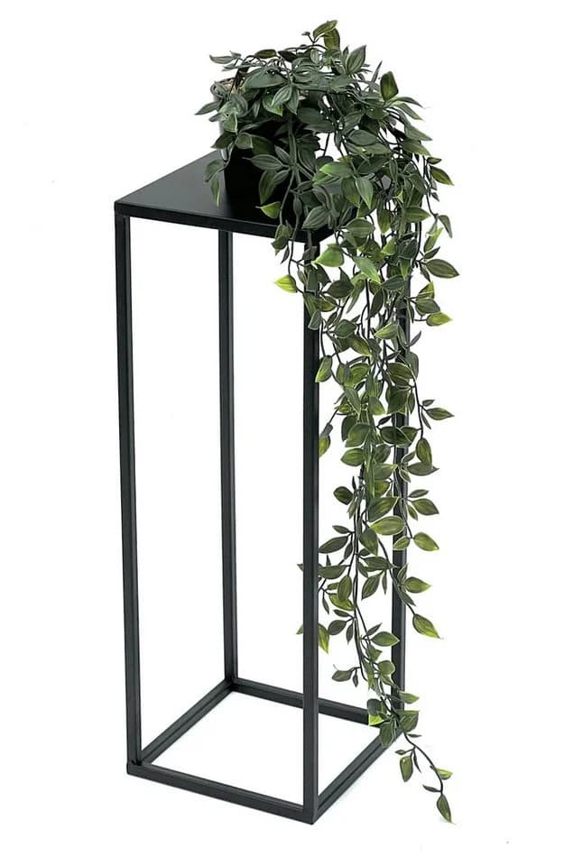 DanDiBo Blumenhocker Metall Schwarz Moderner Beistelltisch - Bild 2