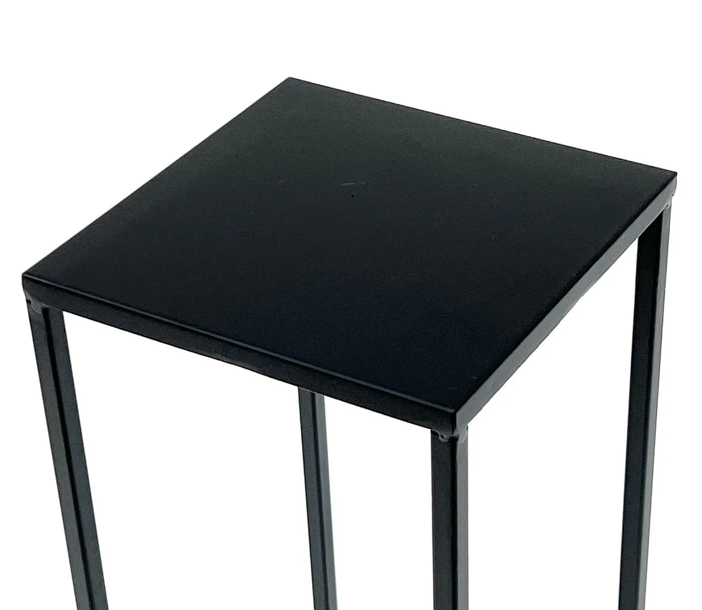 DanDiBo Blumenhocker Metall Schwarz Moderner Beistelltisch - Bild 3