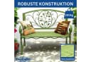 DanDiBo Gartenbank Wetterfest 2 Sitzer Metall Grün Antik Parkbank Bild 4