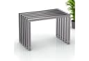 DanDiBo Sitzhocker Edelstahl Modern Wetterfest Metall Massiv 96643 Bild 2