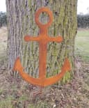 Deko-Impression Gartenstecker Anker Maritim Eisen Bild 1
