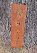 Deko-Impression Gartenstecker "HOME" Eisen Bild 1