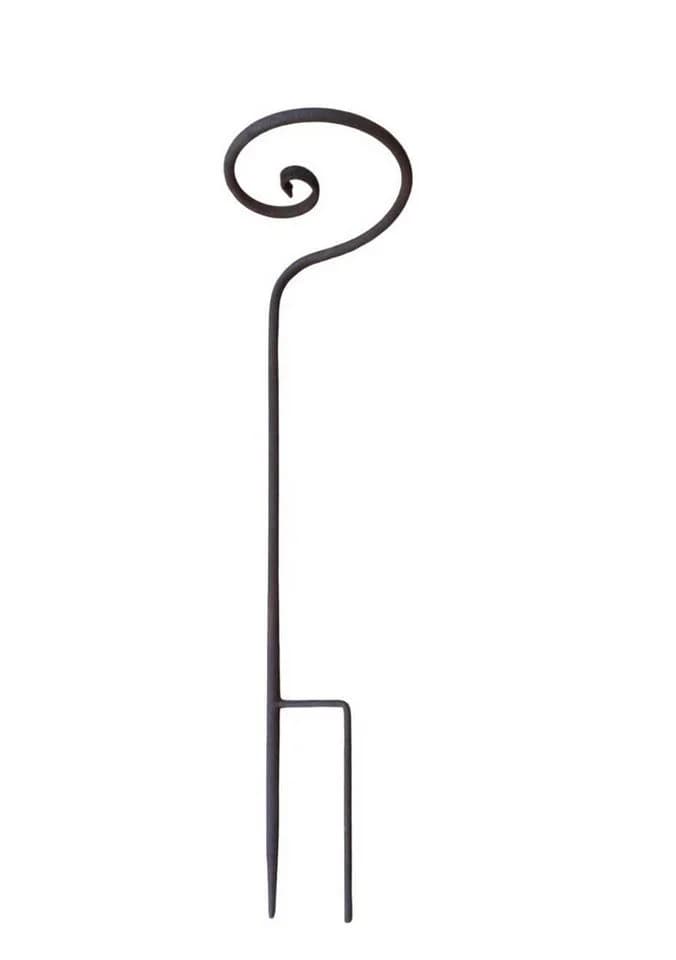 Deko-Impression Rankhilfe 60 cm Gartenstab mit Schnecke Eisen Rost - Bild 2