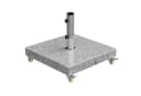 anndora Sonnenschirmständer 55 kg Granit mit Rollen Grau Bild 2
