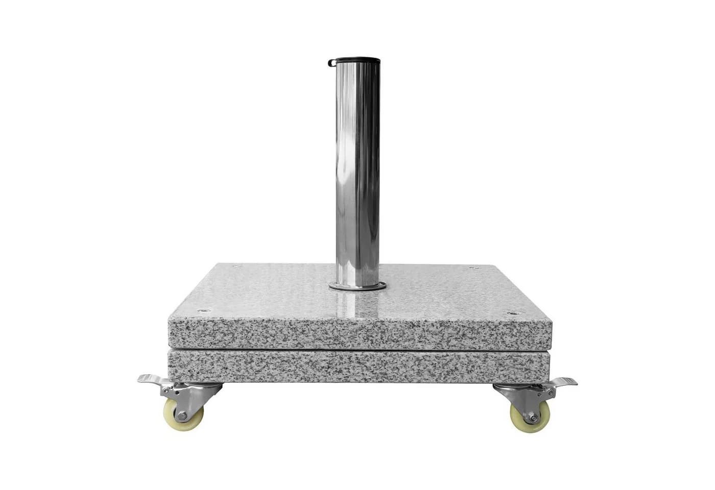 anndora Sonnenschirmständer 40 kg Granit mit Rollen - Bild 4