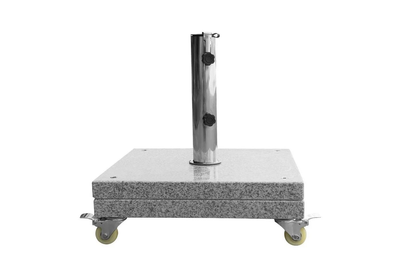 anndora Sonnenschirmständer 40 kg Granit mit Rollen - Bild 5