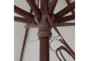 anndora Sonnenschirm 3m rund Khaki Hartholz UV-Schutz Bild 5