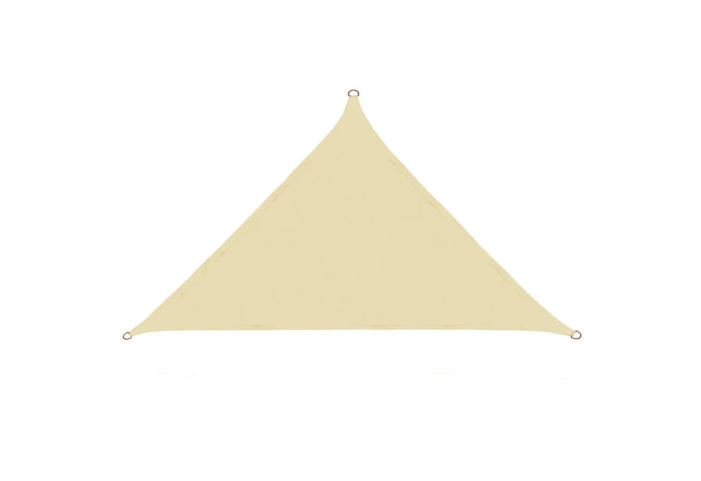 anndora Sonnensegel Dreieckig Beige 100% Polyester