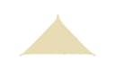 anndora Sonnensegel 4x4x5,65 m Dreieck Beige UV-Schutz Bild 4