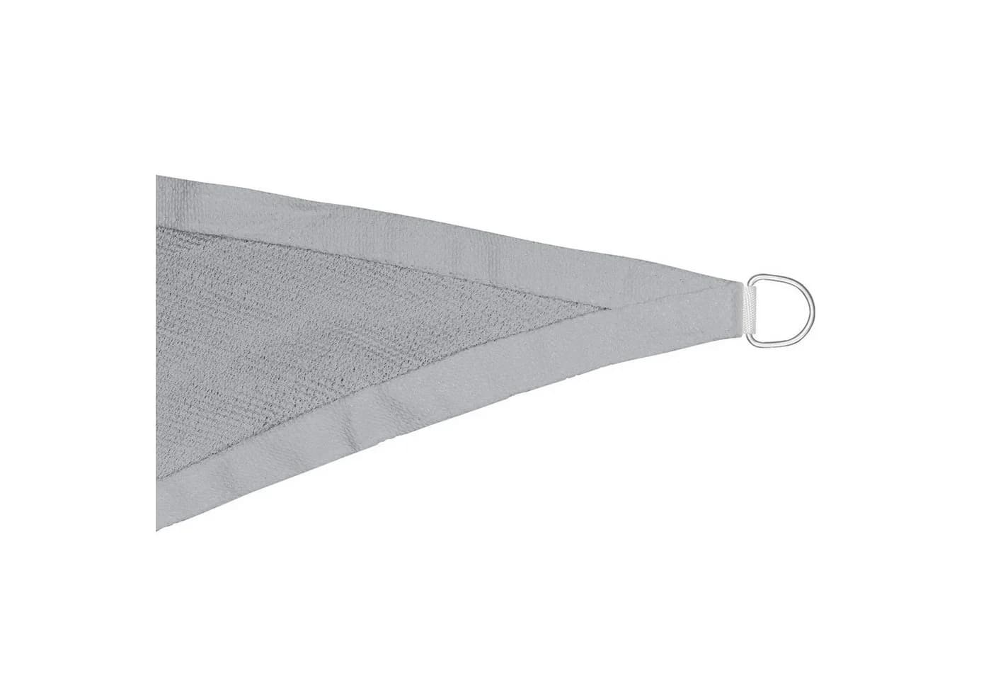 anndora Sonnensegel 5x5x7m Dreieck hellgrau UV-Schutz - Bild 4