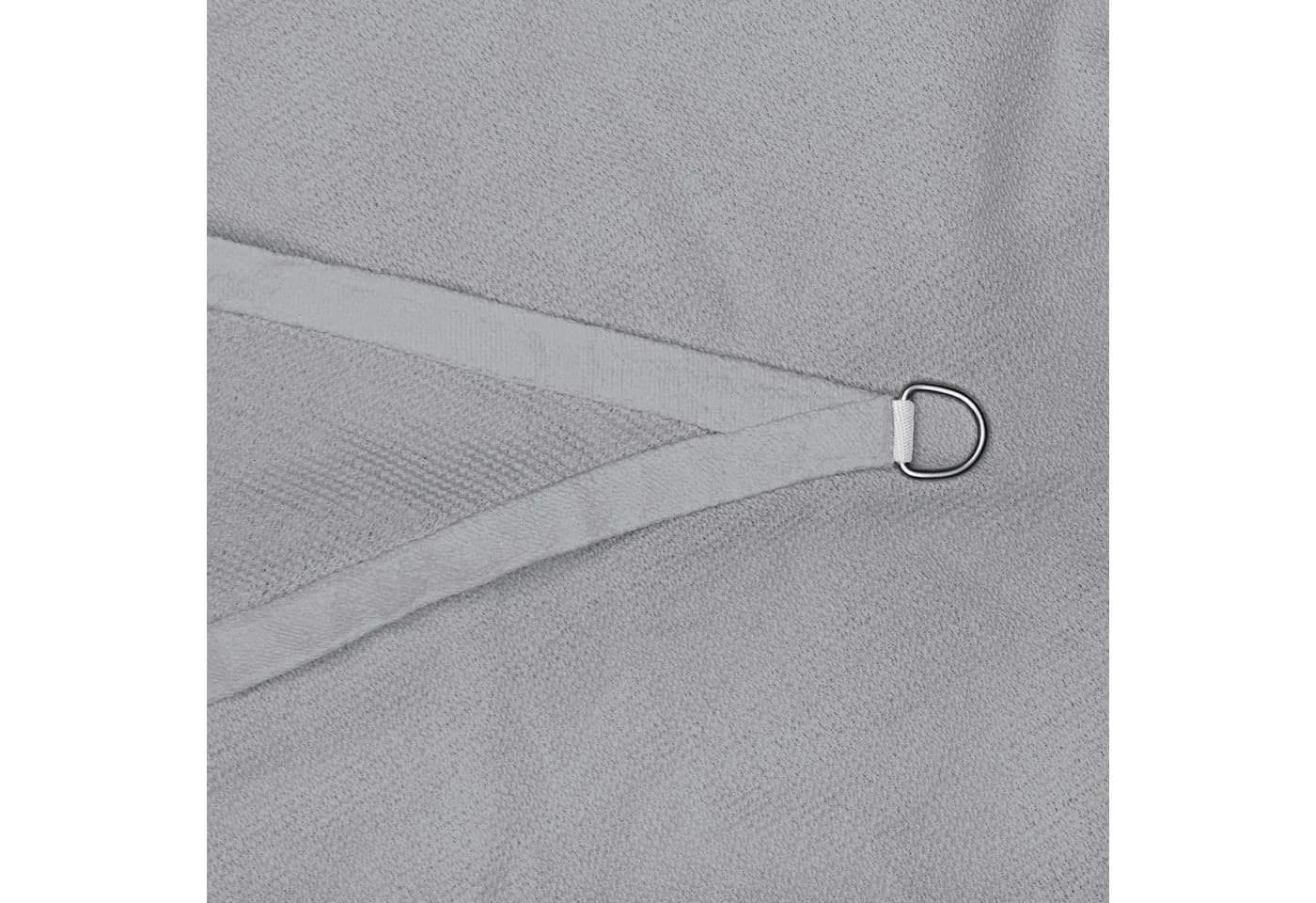 anndora Sonnensegel 5x5x7m Dreieck hellgrau UV-Schutz - Bild 5