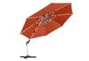 anndora Ampelschirm 4m Aluminium Sonnenschirm mit Kurbel & Winddach Bild 2