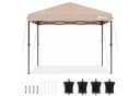 Sekey Faltpavillon 300x300 cm Beige Höhenverstellbar Bild 1