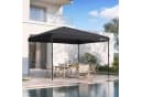 Sekey Faltpavillon 3x3m Schwarz Höhenverstellbar Wasserdicht Bild 2