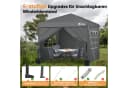 Sekey Faltpavillon 3x3 m Grau Wasserdicht Höhenverstellbar Bild 4