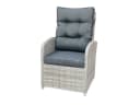 bellavista Gartenlounge-Set Monte Carlo 4-tlg. Grau Polyrattan Aluminium Bild 3