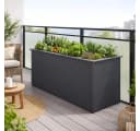 Green Spirit Hochbeet anthrazit pulverbeschichtet mit Schneckenkante Bild 1