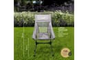 Skandika Campingstuhl Compact Klappstuhl Grau Aluminium Bild 1