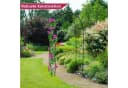 Defactoshop Rosenbogen Rankhilfe Schwarz Gartenbogen Bild 3