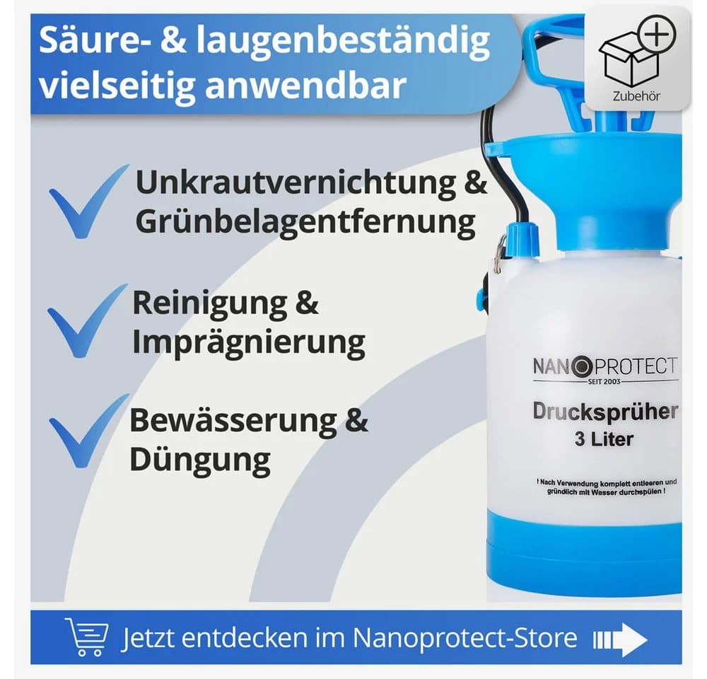 Nanoprotect Drucksprühgerät 3 Liter Pumpsprüher - Bild 3