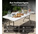 STEELSØN Klapptisch Zennar Weiß Klappbar Bild 3